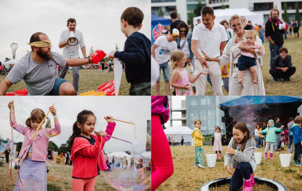 Parents and children alike enjoy fun games and activities