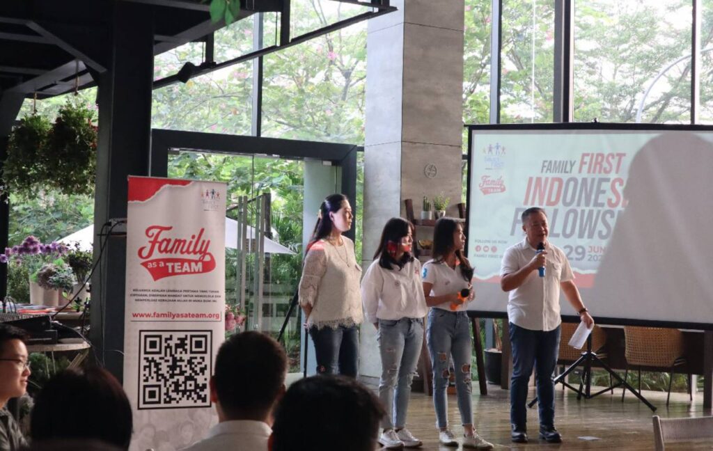 Family First Indonesia celebrated with supporters, donors, staff, and their families