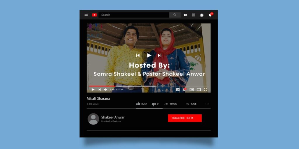 Misali Gharana Pastor Shakeel Anwar and Sis. Samra Shakeel